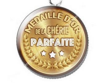 Pendant cabochon resin gold sweetheart... 15