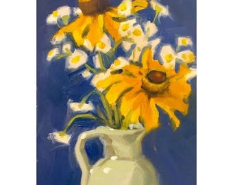 Second Chances- Original Oil Painting on 7x5 inch Ampersand Gessobord