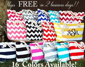 Monogram Tote-Beach Tote-Beach Bag-Canvas Tote-Canvas Tote Bag-Monogram-Monogrammed-Beach-Canvas Bag-Bridesmaid Tote Bag-Custom Tote Bag