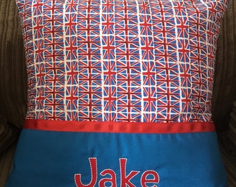 Personalised Union Jack Cushion / Cover