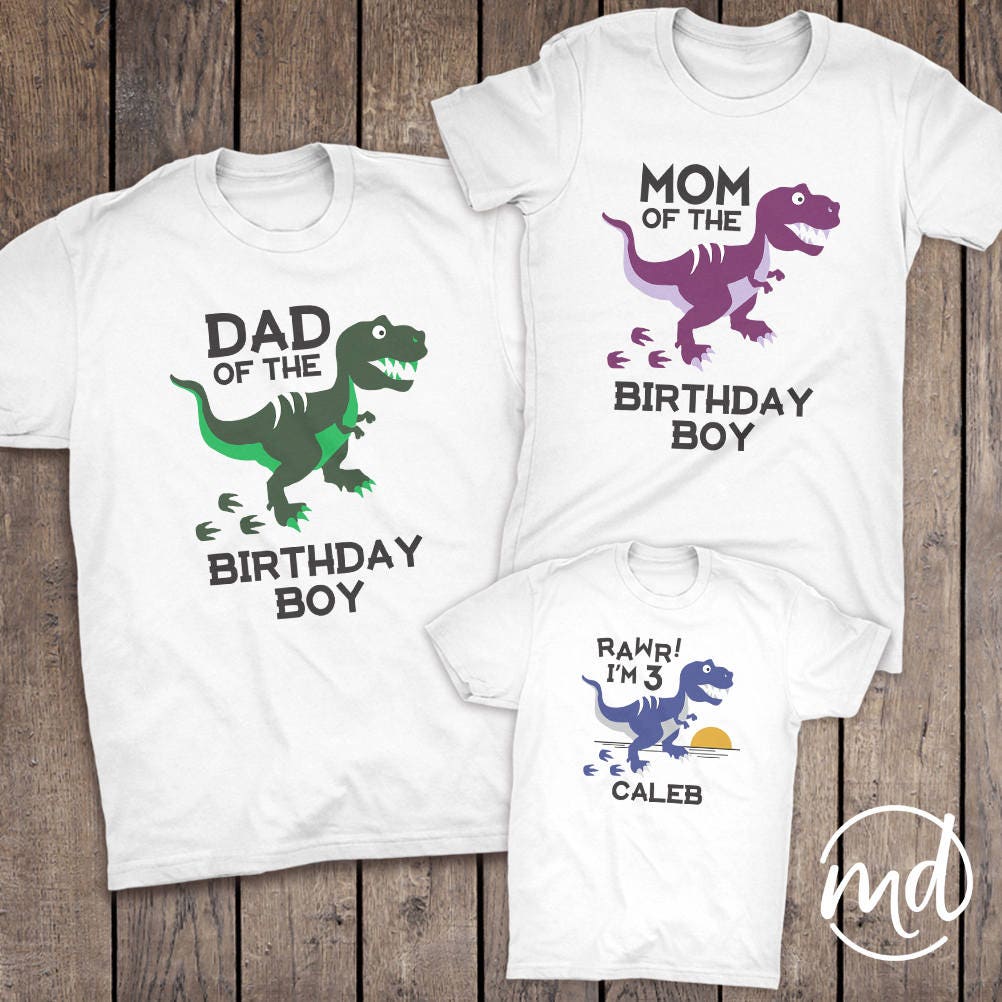 Download Dinosaur Birthday Matching Family Shirts Mom Dinosaur Dad