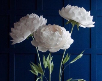 Crepe paper flowers