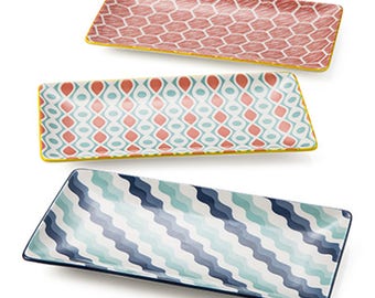 Triangular Porcelain tray 27X15X2 cm