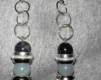 Amethyst and Quartzite Earrings