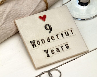 Anniversary Ceramic Coaster