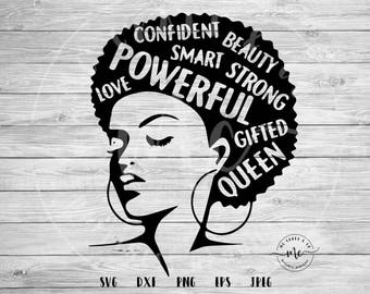 Black History Month, black history svg, afro svg, Afro Word Art, Natural Hair, Strong Women, Strong Black women, svg, dxf, png, eps, jpeg