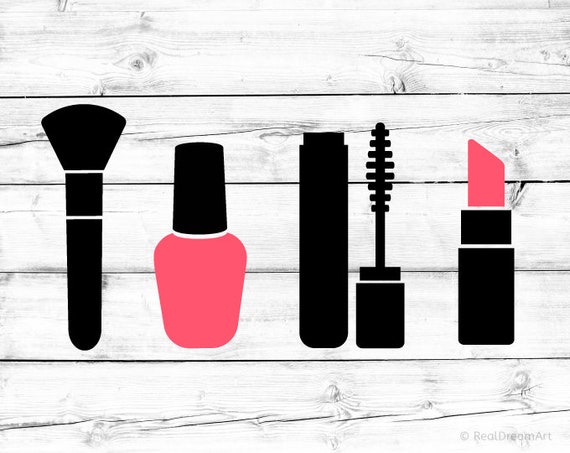 Download Makeup Svg Bundle Lipstick Svg Mascara Svg Nail Polish Svg