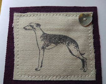 Long Dog/Lurcher greetings card