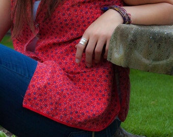 Vintage Handmade Buton Up Blouse