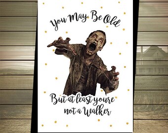 Items similar to Negan birthday Card, Walking Dead Card, Negan ...
