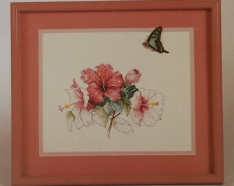 Counted Cross Stitch Pattern | Floral | Hibiscus