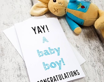 Its a boy card | Etsy