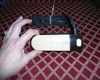 Travel Iron, Vintage Iron, Iron, Electric Iron, Retro Iron, Folding Iron, Vintage, Small Iron, Vintage Appliance, Collectible Iron, Clothes