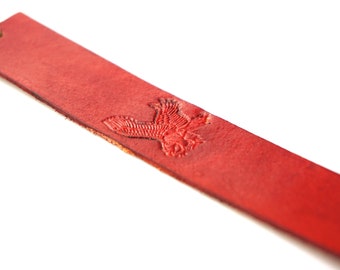 Leather Bookmark | Eagle