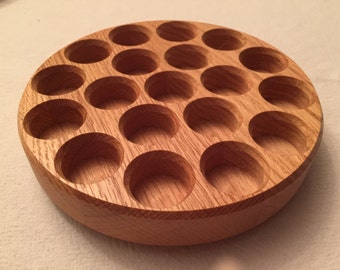 Small Essential Oils Carousel - Red Oak