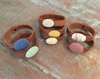 Lava rock essential oil bracelet