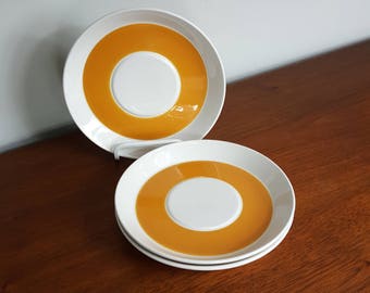 Set of 3 Mikasa Duplex by Ben Seibel Saucer Plates