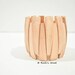 2 Unfinished Wooden Elastic Bangle - The Fence Post - 6 cm 2 1/2 in inner diameter - Wood, Eco-friendly, DIY, Jewelry Supply, Crafts
