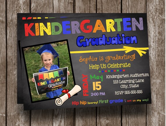 kindergarten graduation invitation templates free