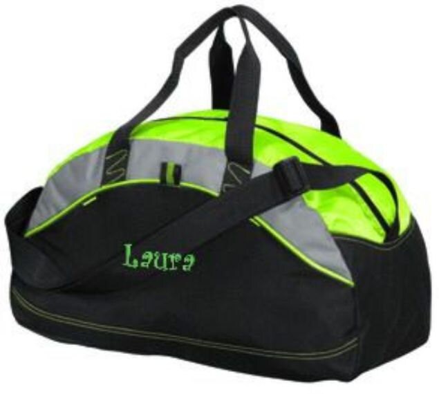Small Duffel Bag Personalized Gym Bag Custom Overnight Carry