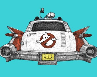 Ghostbusters Ecto 1 Classic Cadillac Car