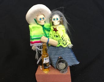 Day of the dead skeleton couple #9