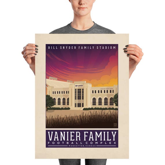 Bill Snyder Family Stadium Matte Litho Print