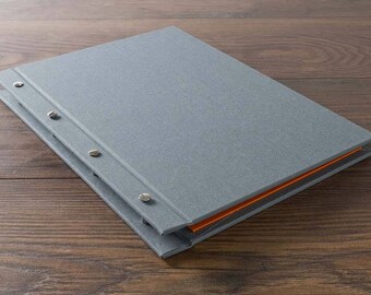 Custom Screw Post Portfolio Book. Ideal for Designers, Photographers & Artists