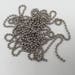 Nickel Plated Brass Ball Chain, 12 Feet, Mosaic Supply Size #10