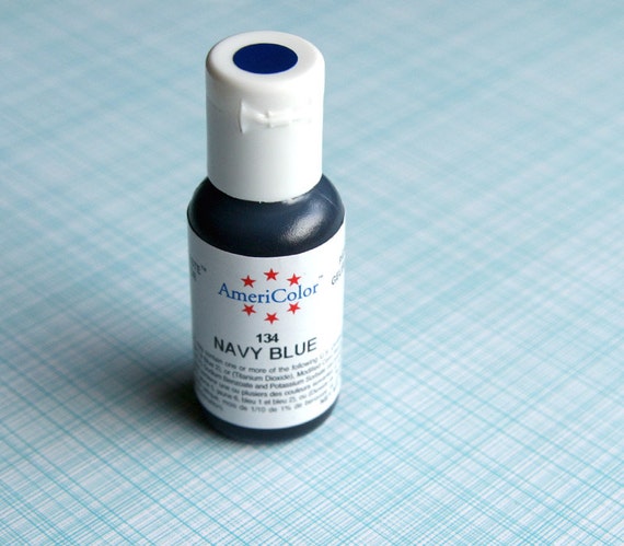 NAVY Blue Food Coloring, Dark Blue Gel Paste, Americolor Gel Paste ... NAVY Blue Food Coloring, Dark Blue Gel Paste, Americolor Gel Paste ...