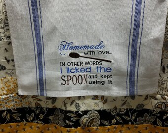 EMBROIDERED TEA TOWEL