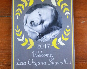 New Baby Announcement- Digital