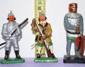 Vintage knights toys Poland vintage toys rare PZG Żołnierzyki PRL