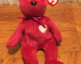 Ty RARE 1998 Valentina Bear - 2 ERRORS