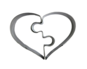 Valentines Day Heart Puzzle Cookie Cutter