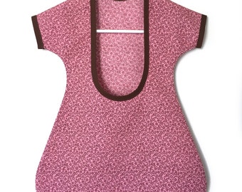 Pink Clothespin Bag, Pink Clothes Pin Bag, Pink Clothespin Holder, Pink Clothes Pin Holder, Pink Clothesline Bag, Pink Laundry Bag
