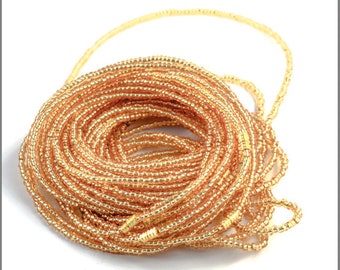 African Waist Beads, Waist Beads, Gold African Waist Beads