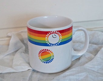 Retro Rainbow Coffee Mug