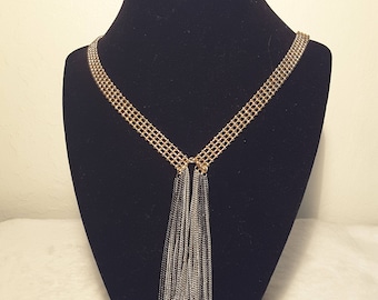 Chain Fringe Necklace