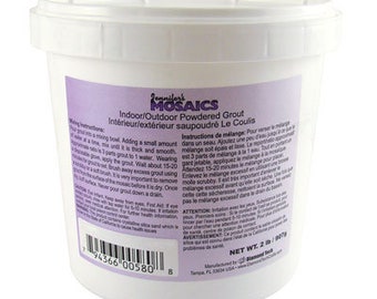 Jennifer's Mosaic Grout-2 lb-Black Grout-Mosaic Cement-Mosaic Supplies-Mosaic Grout-