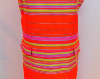1960 MOD Color Block Sleeveless Dress by Jack Needleman