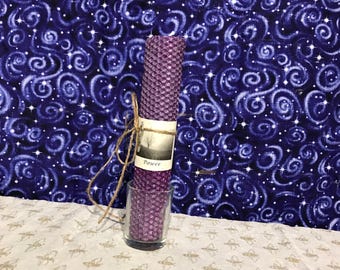 Personal Power Rolled Beeswax Candle
