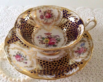 Royal Chelsea China Tea Cup & Saucer