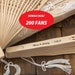 Personalized Rustic Sandalwood Wedding Fans (Pack of 200) Wedding Favors