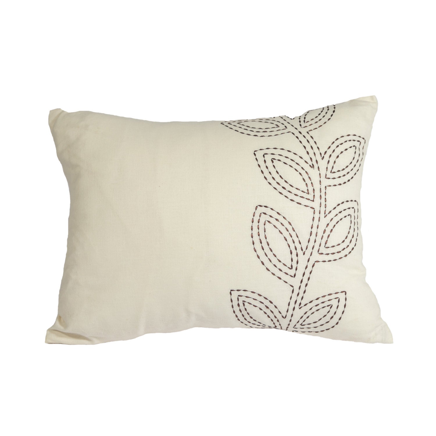 Lumbar Pillow CoverDecorative Pillow Cover Cream Linen