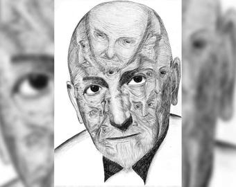 Pirandello, portrait of One hundred thousand nobody