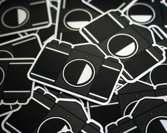 Camera sticker - Camera Metallic Sticker - Photography Sticker