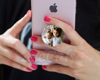 Your Custom Photo PoshSocket | Upgrade Decal Cover or Pop Socket Available | Pop Phone grip Sticker