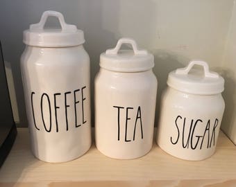 Rae Dunn Inspired Vinyl Decals for your mugs, canisters and more