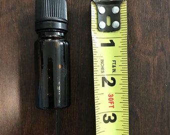 15-small essential oils glass bottles